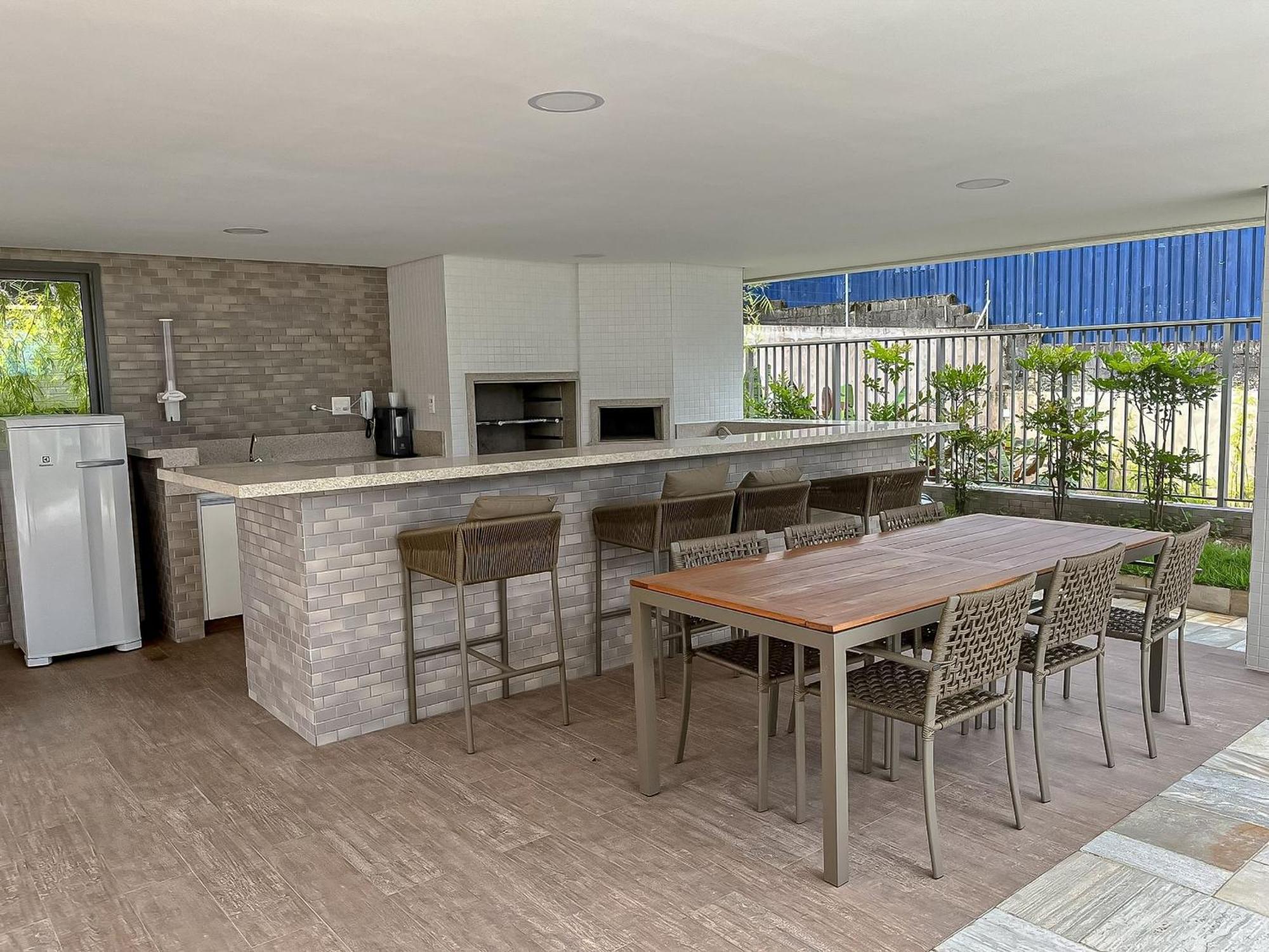 Апартаменты Tulum Club - Lindo, Moderno - Enxoval Completo Бертиога Экстерьер фото