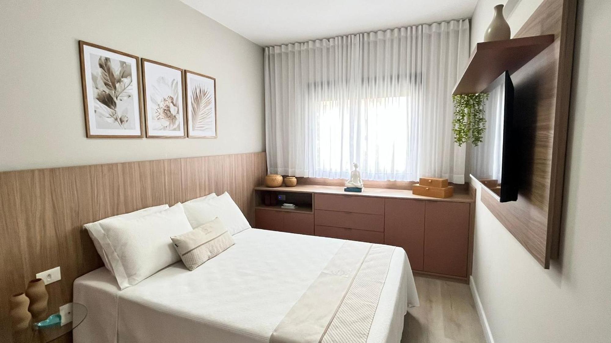 Апартаменты Tulum Club - Lindo, Moderno - Enxoval Completo Бертиога Экстерьер фото