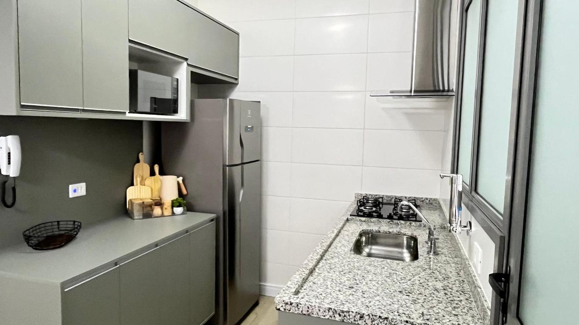 Апартаменты Tulum Club - Lindo, Moderno - Enxoval Completo Бертиога Экстерьер фото