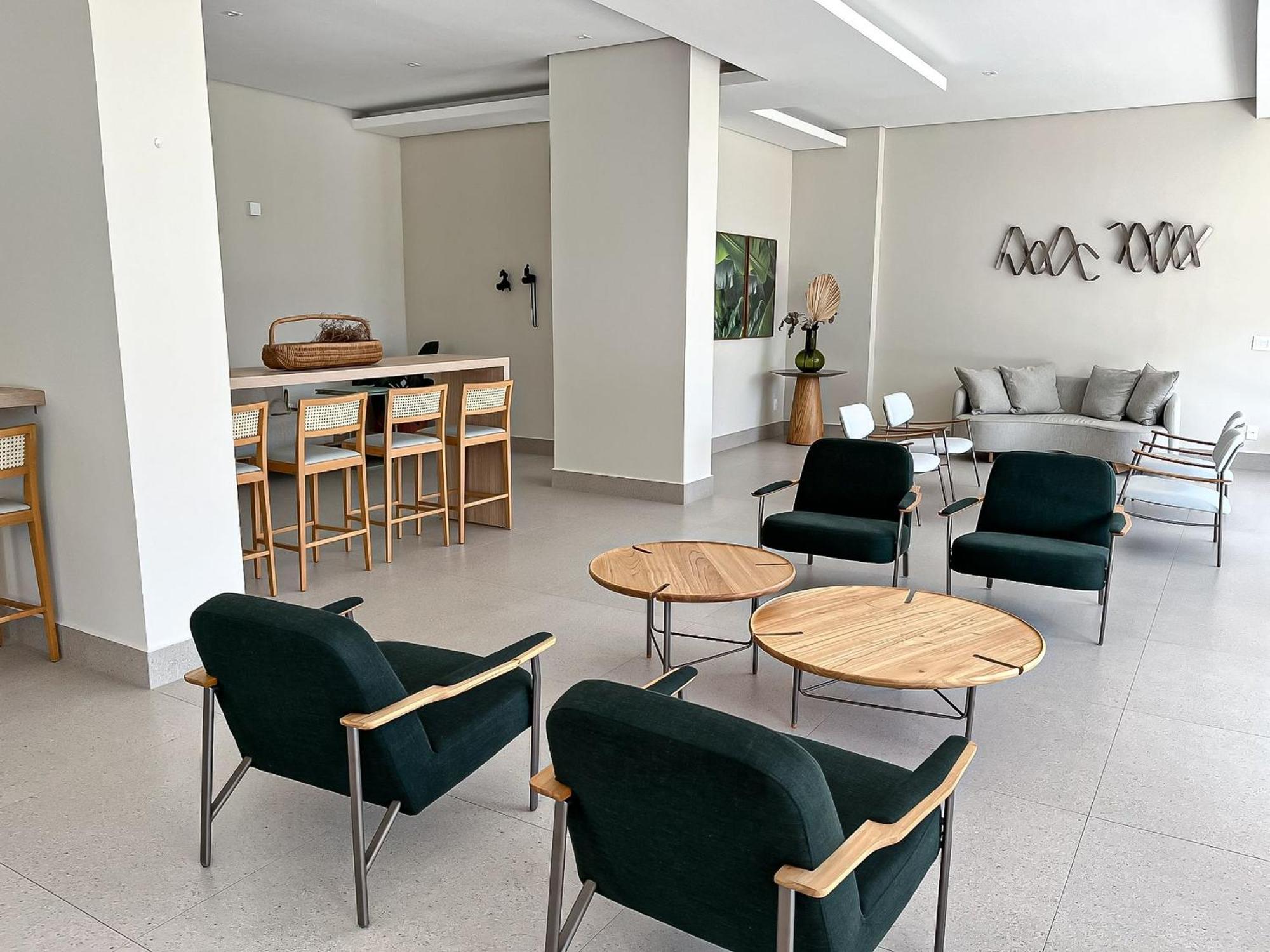 Апартаменты Tulum Club - Lindo, Moderno - Enxoval Completo Бертиога Экстерьер фото