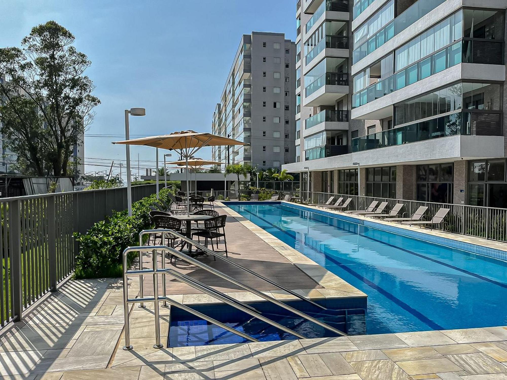 Апартаменты Tulum Club - Lindo, Moderno - Enxoval Completo Бертиога Экстерьер фото